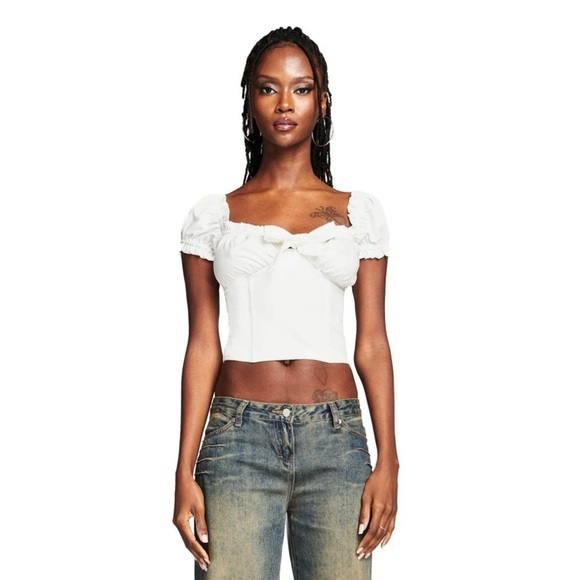 I AM GIA Naomi Top White Blouse Ladies XS - Picture 3 of 8